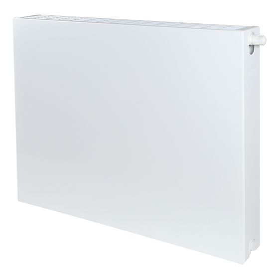 Brötje Ventil-Flachheizkörper EuroPlan Excellent Typ 22 EP 900x102x400mm, glatte Front, Weiß, rechts, 439W bei 70/40/20