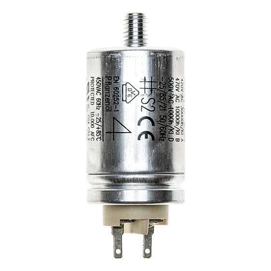 Brötje Kondensator 4uF 400 V DB, mit Flachsteckeranschluss