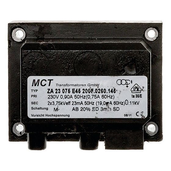 Brötje Zündtrafo ZA 23075 E45 mit Steckanschluss Primit 230V 50Hz
