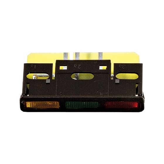 Brötje Signalleuchte Rot/Grün/Gelb, Gehäuse Schwarz, 230V 50Hz