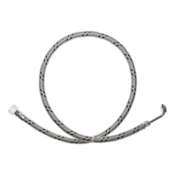 Brötje Schlauchleitung NW 6x1000mm lang, Rohrbogen 90 Grad 6D, mit Überwurfmutter