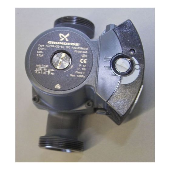 Brötje Pumpe Grundfos Alpha 32-60, 180mm x 1