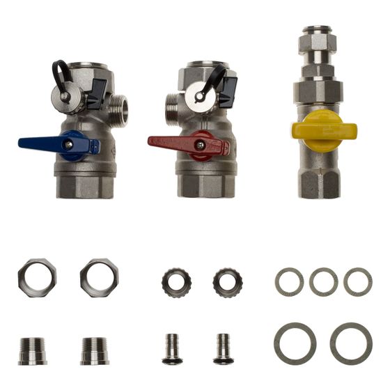 Brötje Absperrset ADH 25/40, Durchgangsform, für WGB 50–110kW