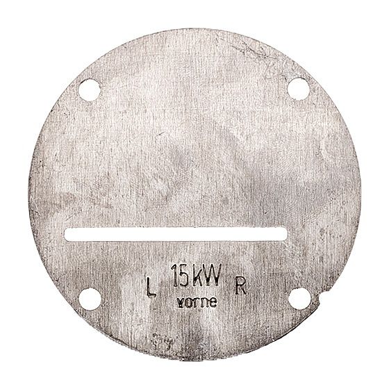 Brötje Luftblende, für WGB 15, 2,9-15kW, 667364