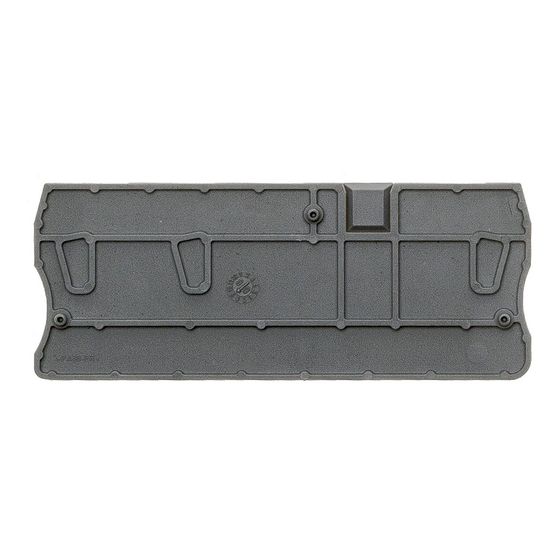 Brötje Endplatte, für Klemme Twin 6mm2