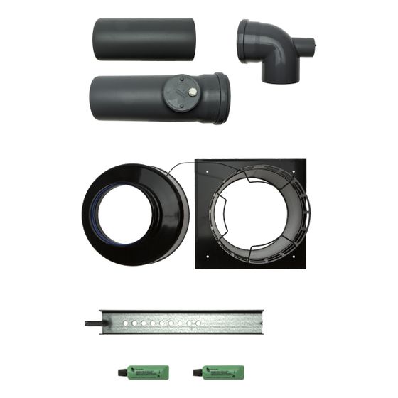 Brötje Abgasleitungs-Set SAS 160/1B, Kessel-Schacht, DN 160
