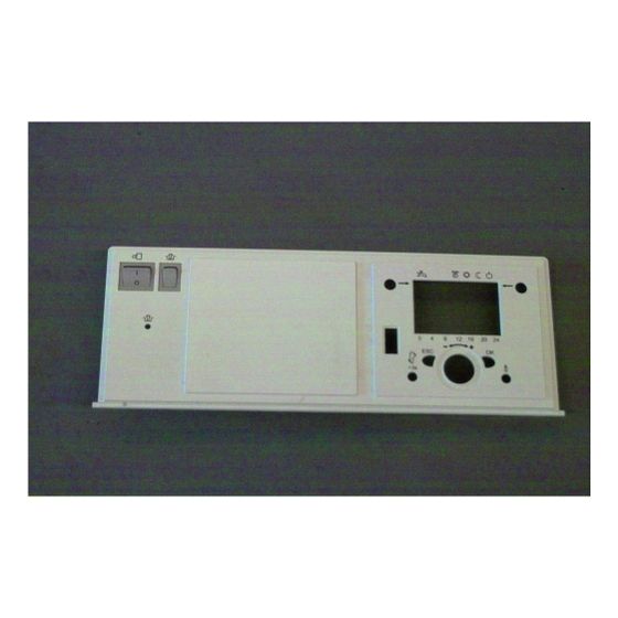 Brötje Bedienteilblende für SGB 125–300 E