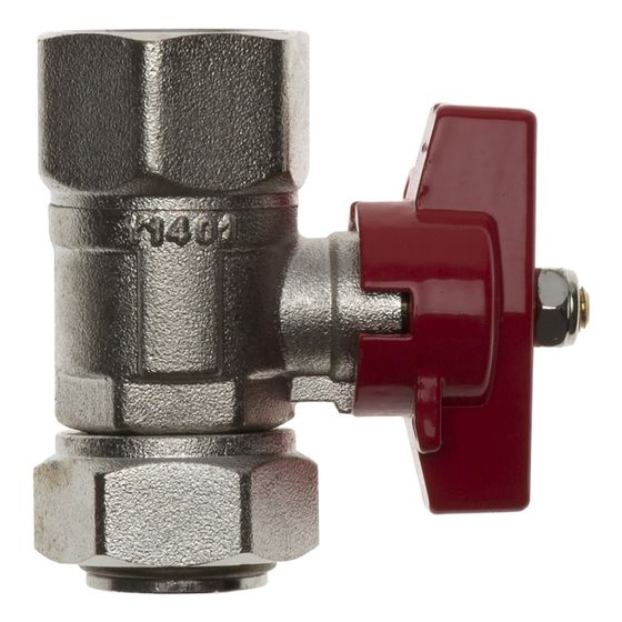 Brötje Kugelhahn Überwurf Rot, 7313542