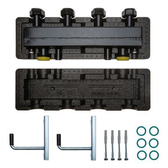 Brötje Verteiler VS 2 HW, mit integrierter hydraulischer Weiche, 2 Heizkreise, gedämmt