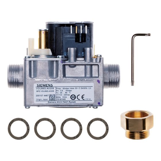 Brötje Gasventil VGU 86S inklusive Adapter auf VGU 86