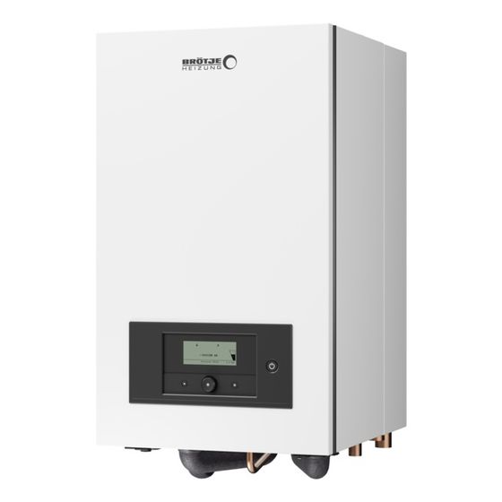 Brötje Kit 65 WBS Hybrid-Inneneinheit für Monoblock Wärmepumpe, inkl. Anschluss-Set AS Kit 65 WBS, 230V, Weiß