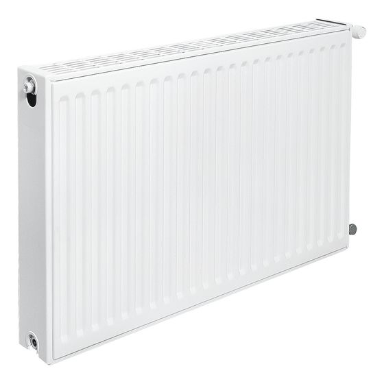 Brötje Flachheizkörper RetroProfil Typ 22 R 552x102x800mm, profilierte Front, Weiß, 798W bei 70/40/20 Grad C