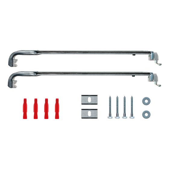 Brötje Wandkonsolen-Set WKS-S 600mm Bauhöhe für einreihige Flachheizkörper Typ 11 KP/EP/MPP