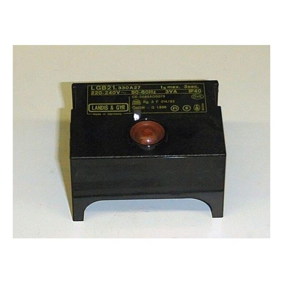 Brötje Gasfeuerungsautomat L und G, Typ LGB 21.330 A27