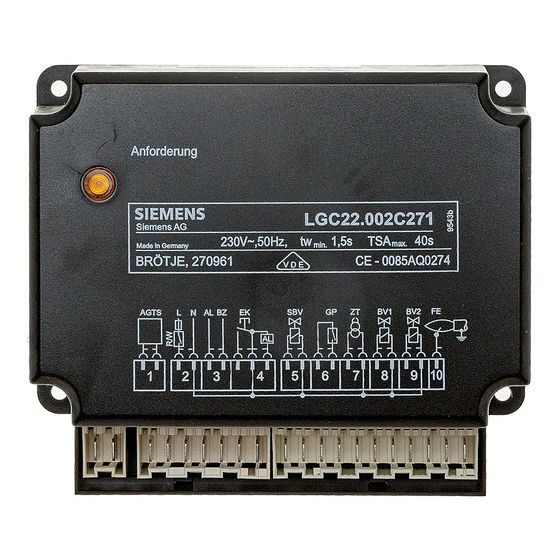 Brötje Gasfeuerungsautomat LGC 22.0, 948265