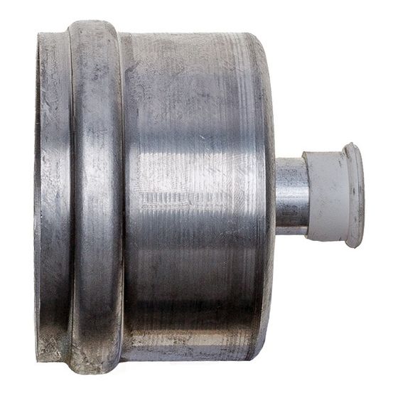 Brötje Deckel 80mm mit Messöffnung, Aluminium