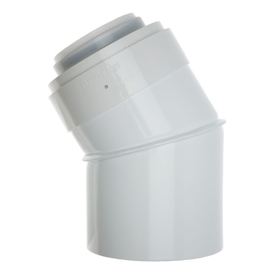 Brötje Bogen 30 Grad konzentrisch für DN 80/125, PPs/AL