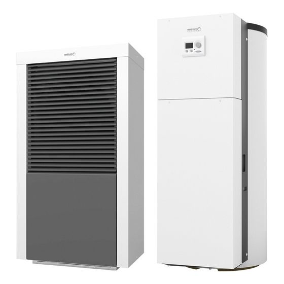 Brötje Luft-Wasser-Wärmepumpe BLW-C Neo 8 B, 6,87kW bei A7/W35, R410A, mit Speicher ETG Luft 8 W