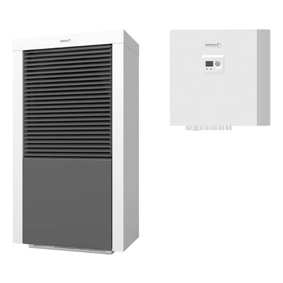 Brötje Luft-Wasser-Wärmepumpe BLW-C Neo 18 B, 17,55kW bei A7/W35, R410A, mit Powerbox PB 18 B