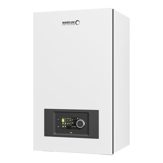 Brötje Luft-Wasser Wärmepumpe BLW Eco 8.1 Außeneinheit, 8,4kW bei A7/W35, R32, 230V und Inneneinheit BLWMWIMH1 mit Heizstab