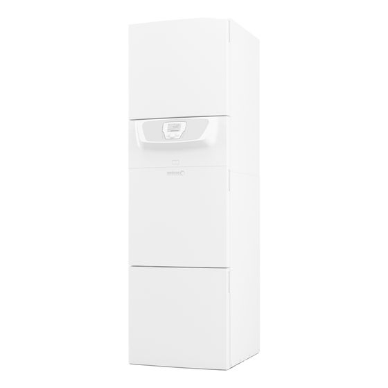 Brötje Gas-Brennwert-Solarkessel BMR 20/24, 2,4-20,0kW, Solar-Schichtenspeicher SSP 220 B 220l