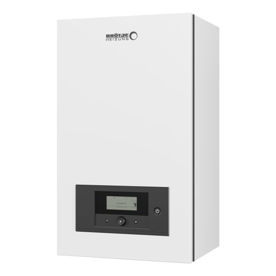 Brötje Systempaket zur Kombination WBS 22.1 mit Gas-Brennwertkessel 2,9-22kW, Brauchwasserspeicher 120l BS 120 C und Regler IDA