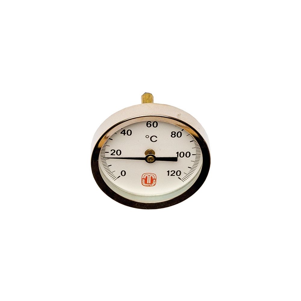 Brötje Thermometer 0–120 Grad, Anschluss Rückseite... BROETJE-539555 4017042539555 (Abb. 1)