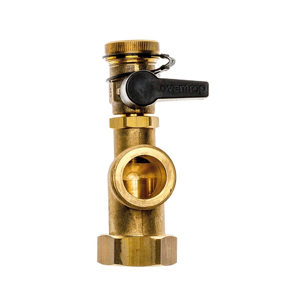 Brötje Winkel 1" mit 3/8" KFE-Kugelhahn MS... BROETJE-587419 4017042587419 (Abb. 1)