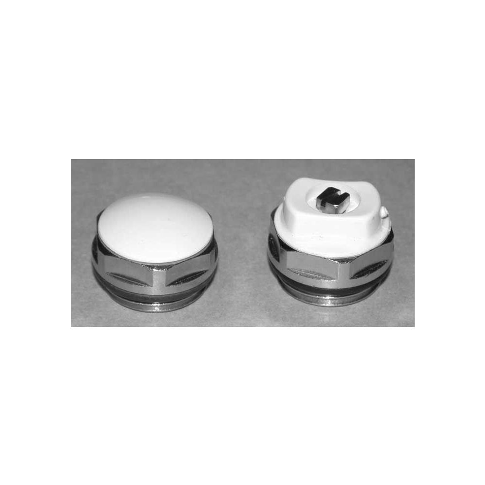 Brötje Blind- und Entlüftungsstopfen-Set, je 1 Blind- und 1 Entlüftungsstopfen, Weiße A... BROETJE-601092 4017042601092 (Abb. 1)