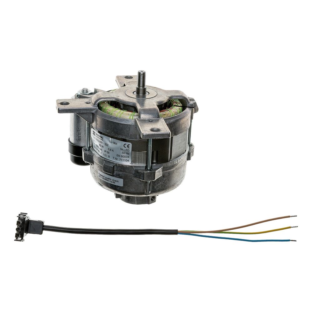 Brötje Motor 230V 50Hz, 60W, 2800upm, IP21 B5, mit Kondensator Bohrung... BROETJE-611336 4017042611336 (Abb. 1)