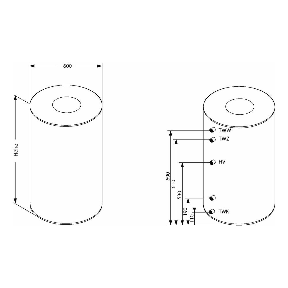 Brötje Standspeicher EAS 120C, 120 Liter... BROETJE-623438 4017042623438 (Abb. 3)