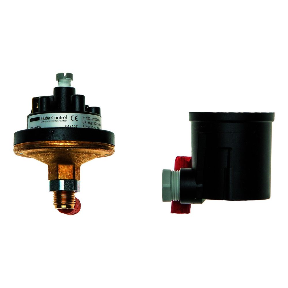 Brötje Sole-Druckwächter SDW, mit Abdeckhaube, eingestellt auf 1 bar, für BSW Neo... BROETJE-647137 4017042647137 (Abb. 1)