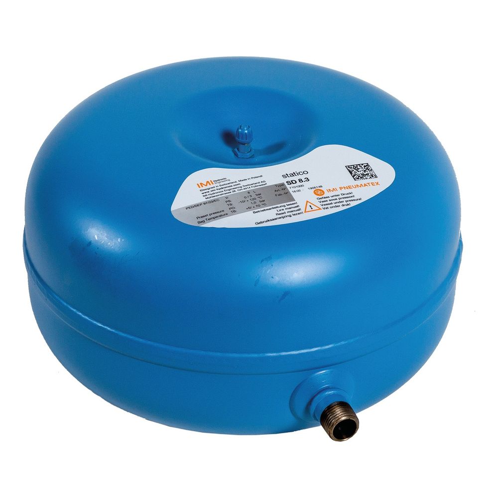 Brötje Membran-Ausdehnungsgefäß 8l Sole, für BSW 6-8... BROETJE-648424 4017042648424 (Abb. 1)