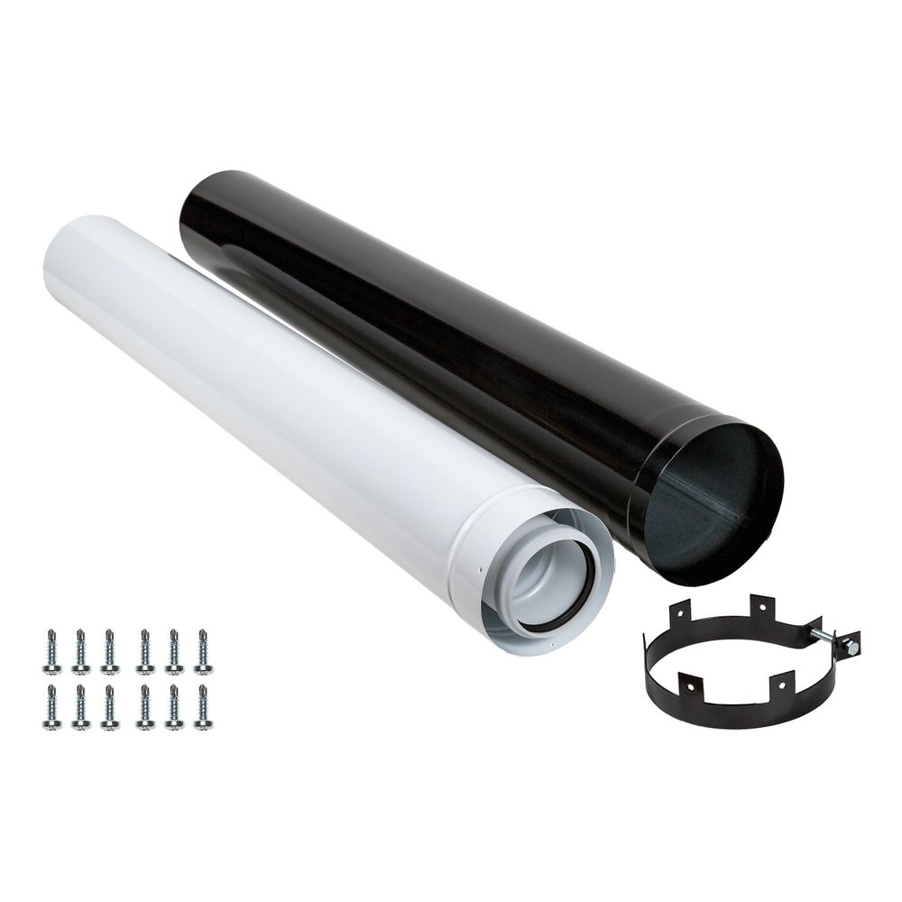 Brötje Verlängerung Überdach 1000mm, Schwarz, Serie C... BROETJE-663182 4017042663182 (Abb. 1)