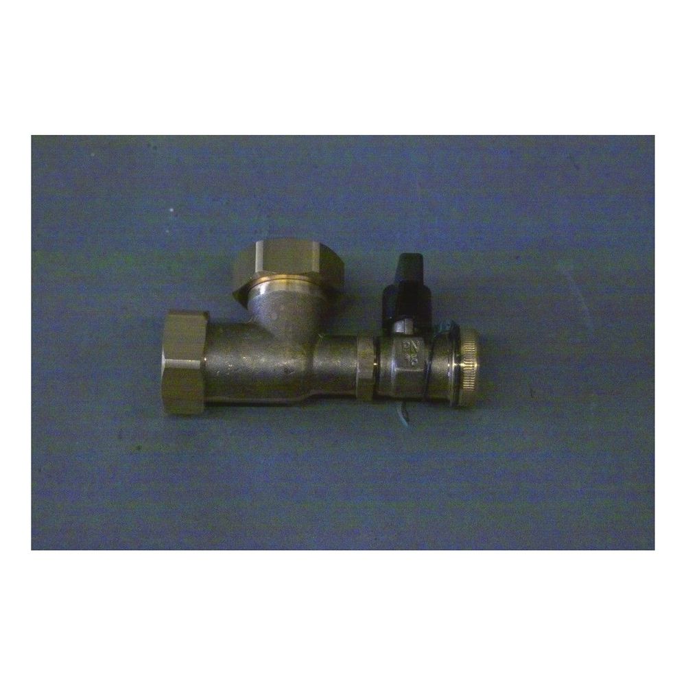Brötje Winkel mit 2x UEM 1" und KFE-Hahn 3/8"... BROETJE-670661 4017042670661 (Abb. 1)