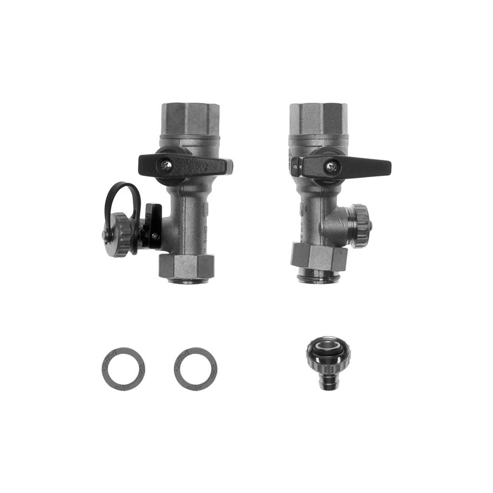 Brötje Absperrset ADH 2 für WOB, 1" Vorlauf/Rücklauf, Durchgangsform... BROETJE-684910 4017042684910 (Abb. 2)
