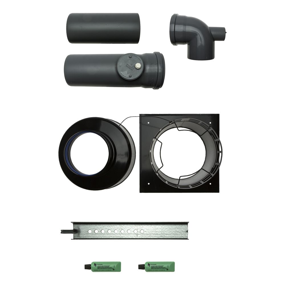 Brötje Abgasleitungs-Set SAS 160/1B, Kessel-Schacht, DN 160... BROETJE-688659 4017042688659 (Abb. 1)
