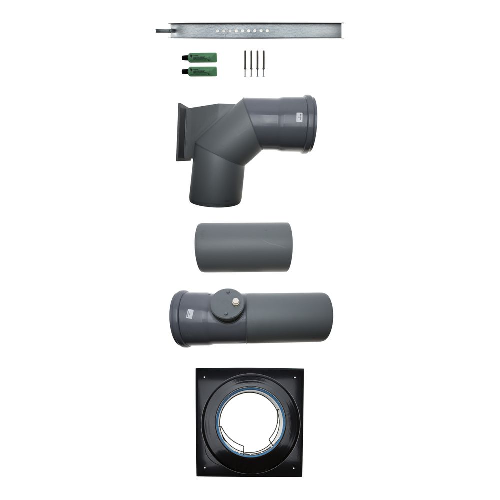 Brötje Abgasleitungs-Set SAS 200/1B, Kessel-Schacht, DN 200... BROETJE-688673 4017042688673 (Abb. 1)