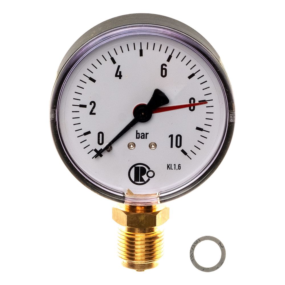 Brötje Manometer 1/2", 10 bar, 7307377... BROETJE-7307377 4017042101714 (Abb. 1)