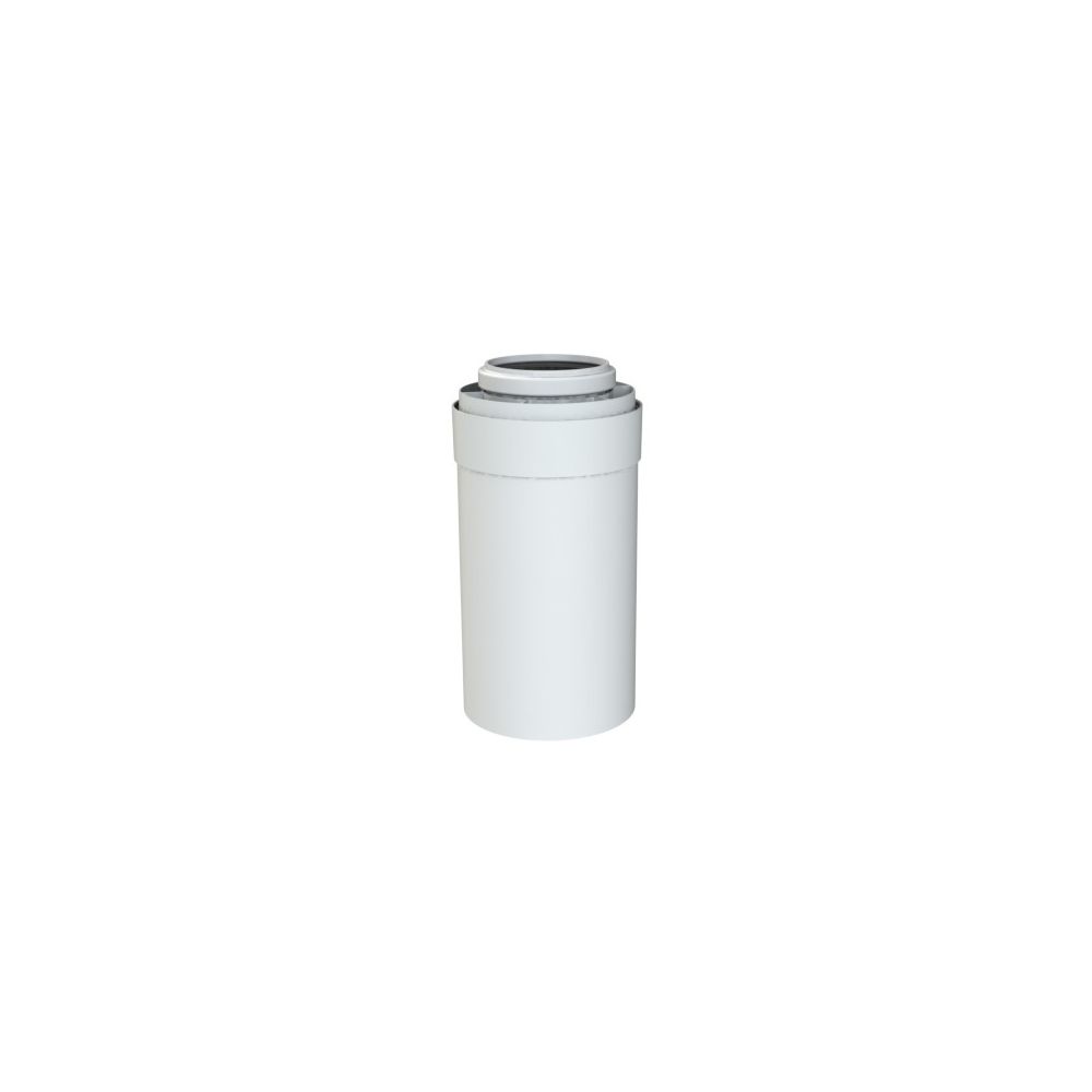 Brötje Verlängerungsrohr konzentrisch K60 KR500, 500mm, AL/PPS, Weiß... BROETJE-7308324 4017042107303 (Abb. 1)