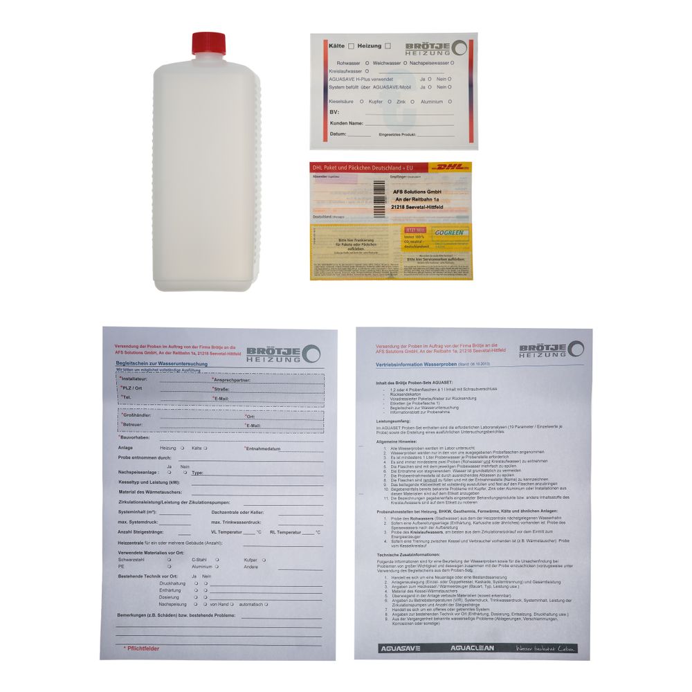 Brötje Wasseranalysenset WAS1, für Einzelprobe... BROETJE-7312710 4017042122979 (Abb. 1)