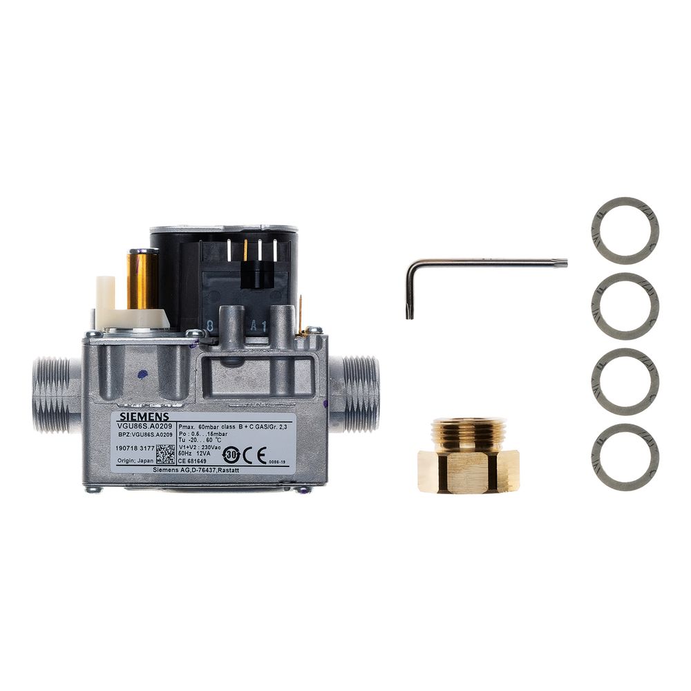 Brötje Gasventil VGU 86S inklusive Adapter... BROETJE-7739999 4017042223171 (Abb. 1)
