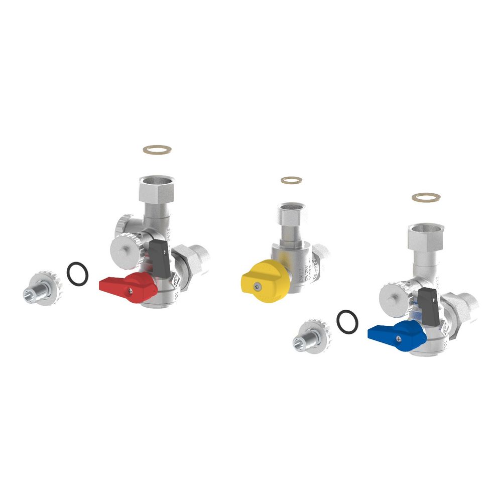 Brötje Absperrset B AEH 3/4", Eckform, für Heizung und Gas... BROETJE-7806356 4017042237291 (Abb. 1)