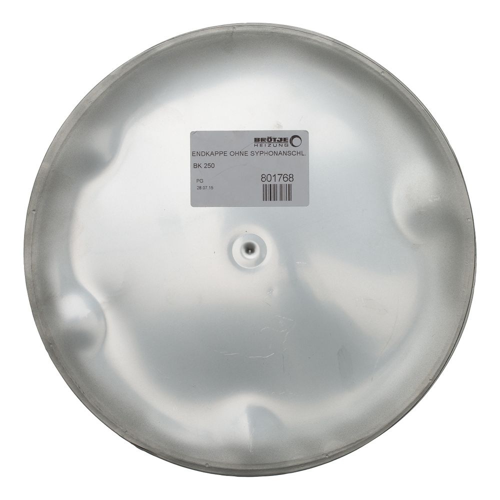 Brötje Endkappe ohne Syphonanschluss, für BK 250... BROETJE-801768 4017042801768 (Abb. 1)