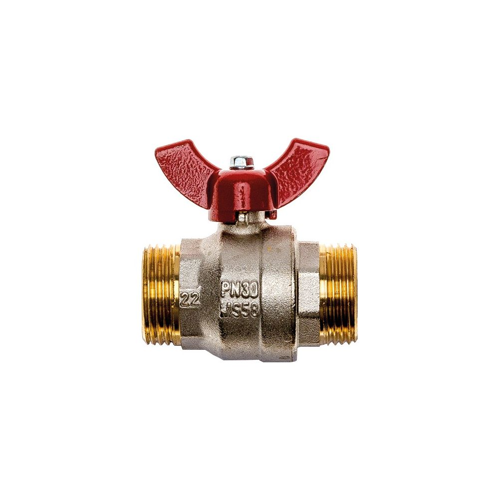 Brötje Kugelhahn 1" Rot für DWM SPZ, 803113... BROETJE-803113 4017042803113 (Abb. 1)