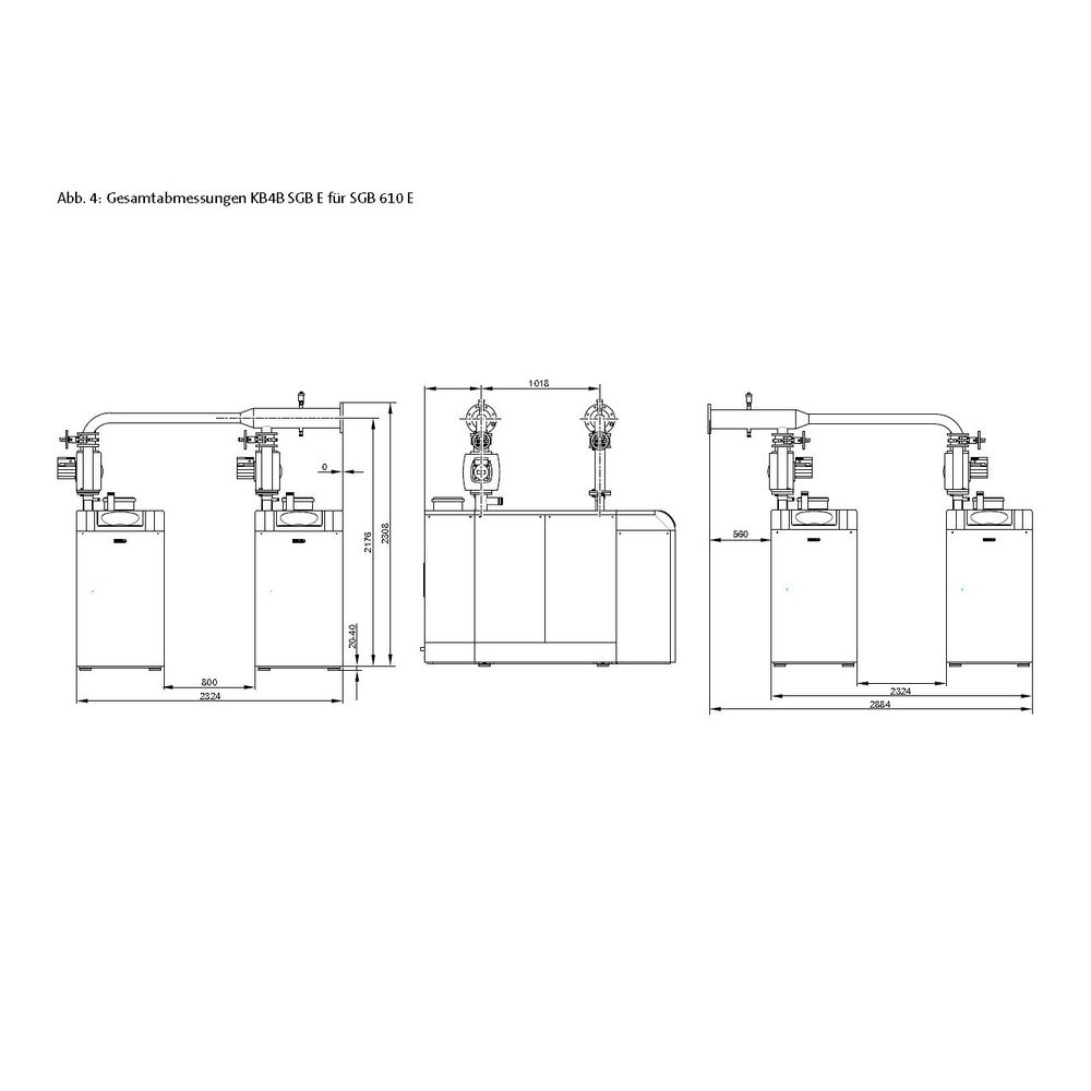 Brötje Kaskadenbausatz KB4 B, für EuroCondens SGB 610 E... BROETJE-830706 4017042830706 (Abb. 3)