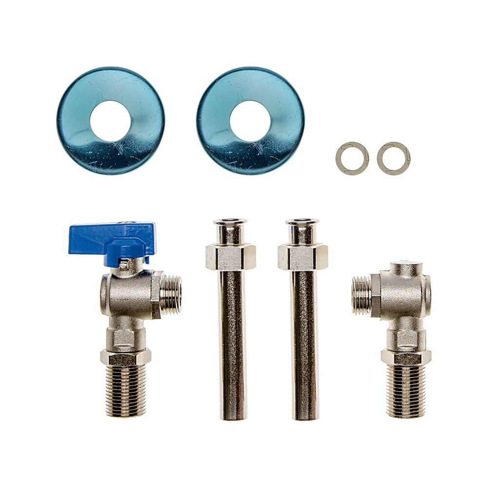 Brötje Anschluss-Set ASWE Eckform, für Kalt- und Warmwasser, Unterputz... BROETJE-938778 4017042938778 (Abb. 1)
