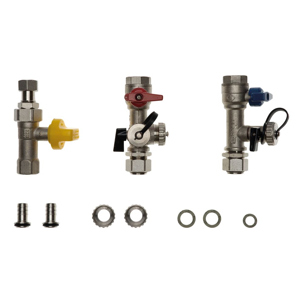 Brötje Anschlussset Aufputz 1/2" für Heiz- und Gasanschluss zu WSS, WSC, WTS, WTC, WSK,... BROETJE-970136 4017042970136 (Abb. 1)