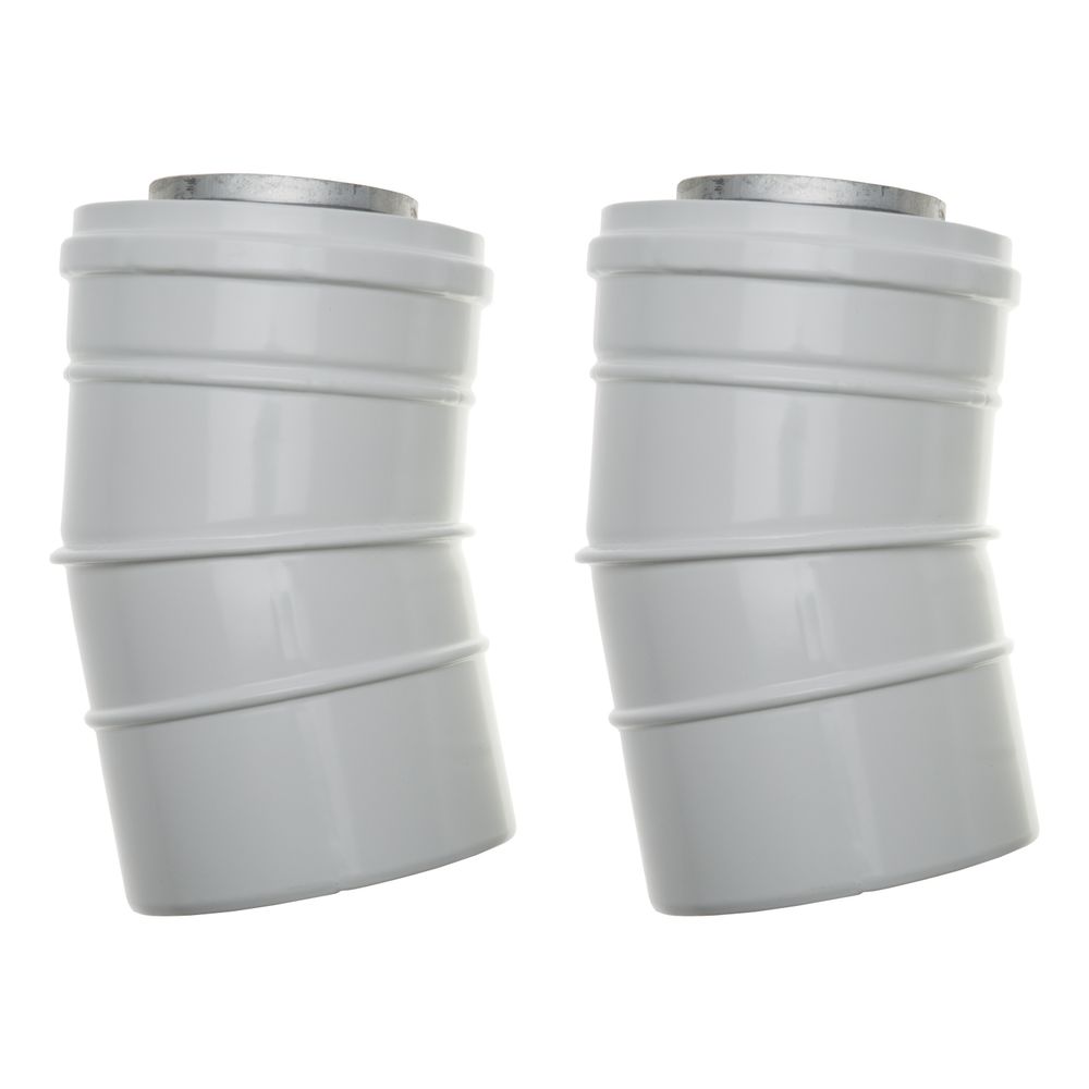 Brötje Bogen 15 Grad für DN 70/110, 2 Stück... BROETJE-970327 4017042970327 (Abb. 1)
