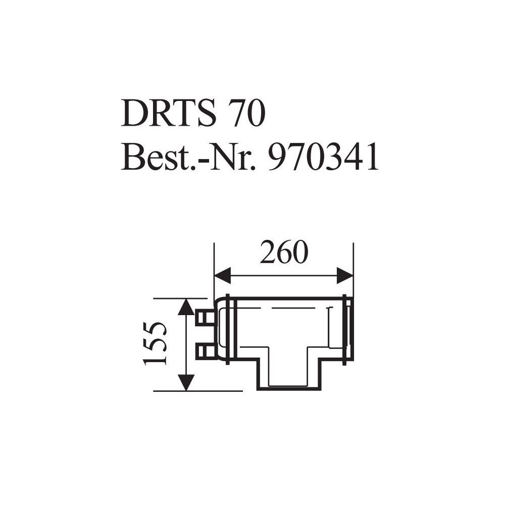 Brötje Revisionststück DRTS DN 70/110... BROETJE-970341 4017042970341 (Abb. 3)